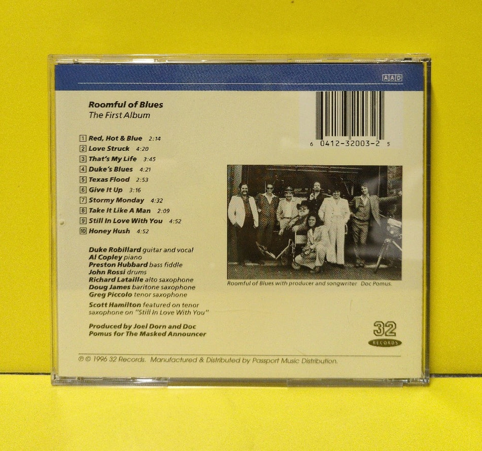 Roomful Of Blues Featuring Duke Robillard - The First Album - 1996 - 32003 - Used - EX - CDs