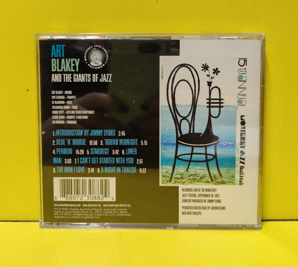 Art Blakey And The Giants Of Jazz - Live At The 1972 Monterey Jazz Festival - 2008 - MJFR-30882 - Used - EX - CDs