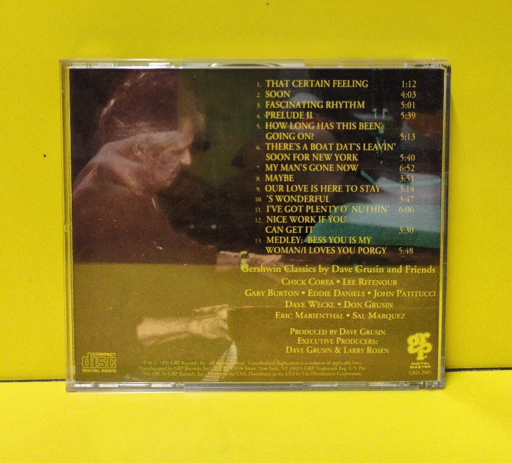 Dave Grusin - The Gershwin Connection - 1991 - GRD-2005 - Used - EX - CDs