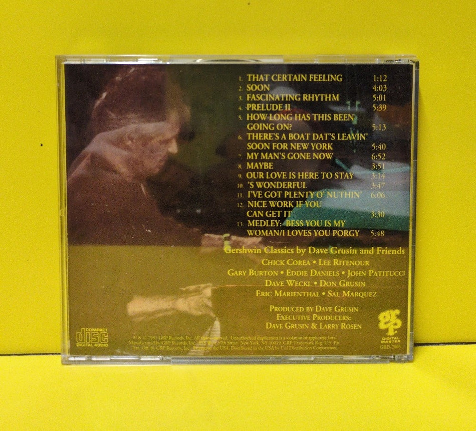 Dave Grusin - The Gershwin Connection - 1991 - GRD-2005 - Used - EX - CDs