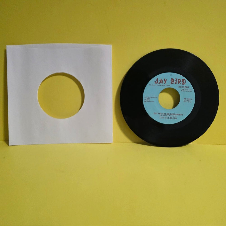 Tom Holbrook / Gene Huddleston - Cut The Fat Mr. Bureaucrat / If I Had The Key - JB 1045 - Used - VG++ - Vinyl