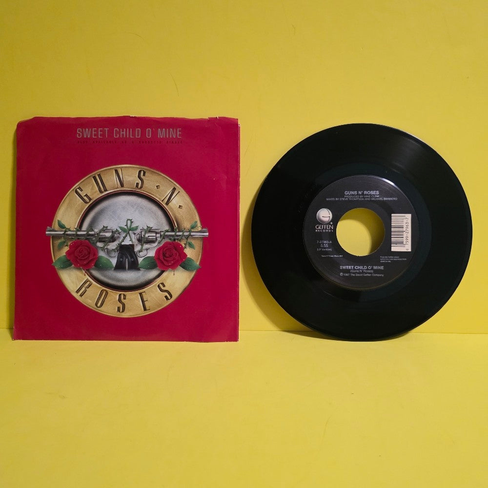 Guns N' Roses  - Sweet Child Of Mine  - 1988 - 7-27963 - Used - VG++ - Vinyl