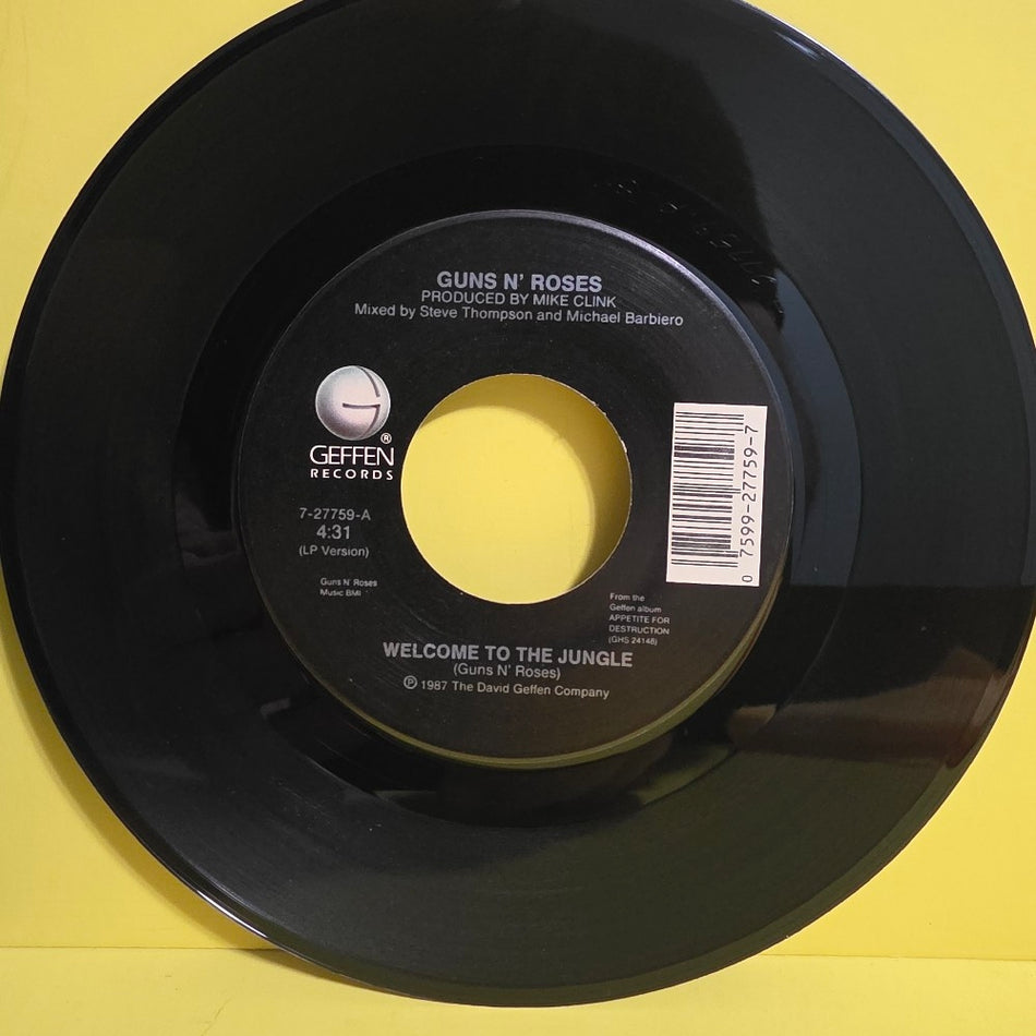 Guns N' Roses - Welcome To The Jungle - 1988 - 9 27759-7 - Used - VG++ - Vinyl