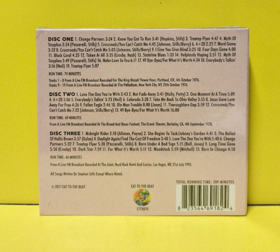 Stephen Stills - Transmission Impossible - 2017 - ETTB078 - New - Sealed - CDs - 3xCD Set - Unofficial Release