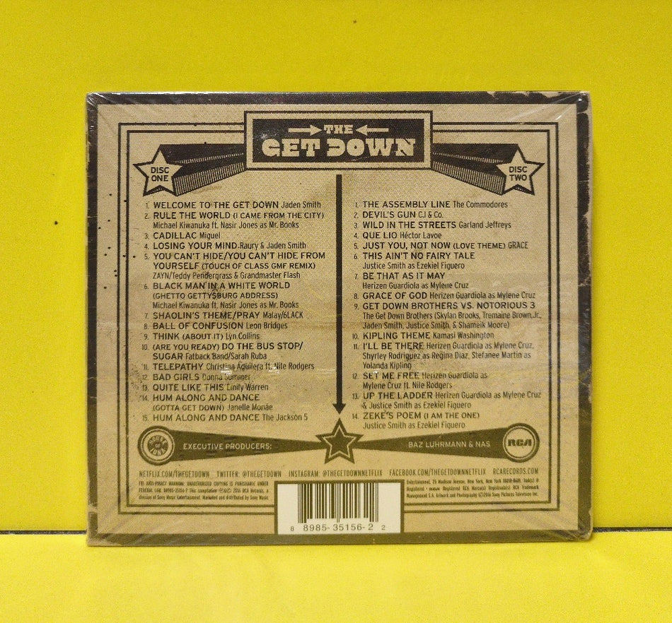 Various - The Get Down (Original Soundtrack From The Netflix Original Series) - 2016 - 88985-35156-2 - New - Sealed - CDs - 2xCD Set - Deluxe Edition