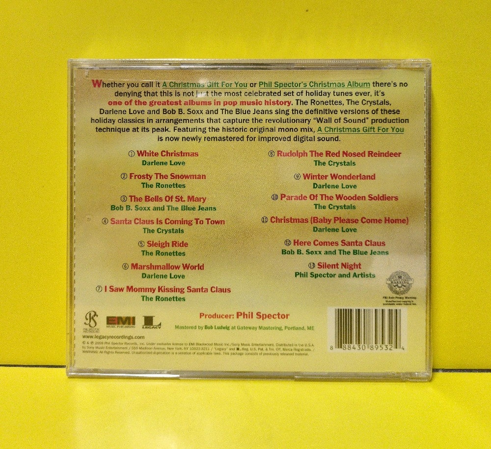 Phil Spector - A Christmas Gift For You From Phil Spector - 2009 - 88697 59214 2 - New - Sealed - CDs - Reissue - Remastered - Mono