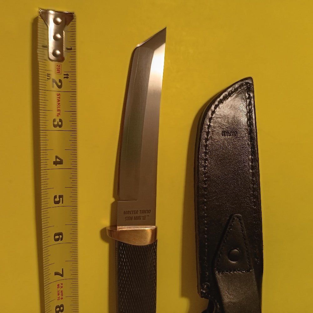 Vintage Cold Steel Inc JAPAN Master Tanto SAN MAI 11 in Fixed Blade Knife