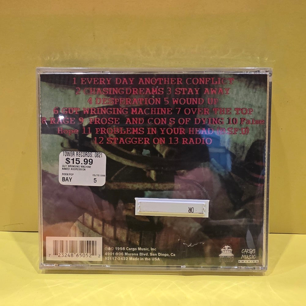 Naked Aggression - Gut Wringing Machine - 1988 - GL-005 - New - Sealed - CDs