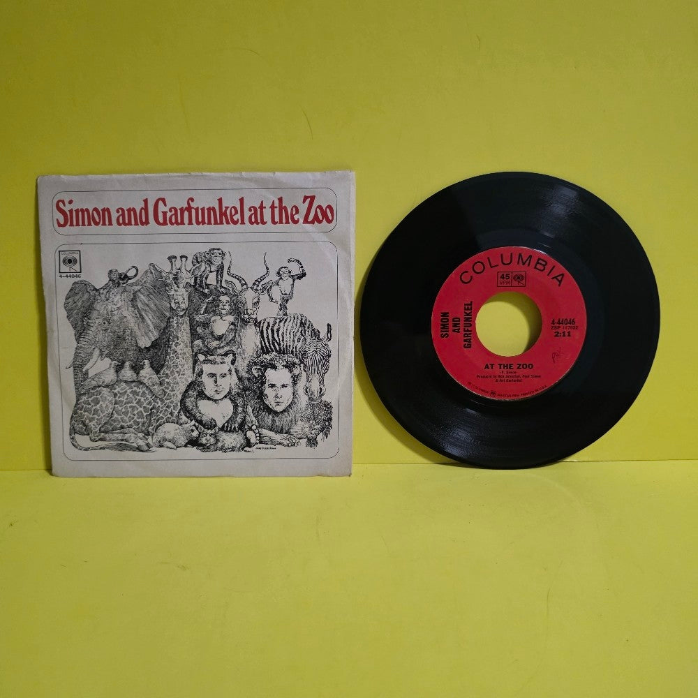 Siom And Garfunkel - At The Zoo / The 59th Street Bridge Song ( Feelin' Groovy ) - 1967 - 4-44046 - Used - VG++ - Vinyl