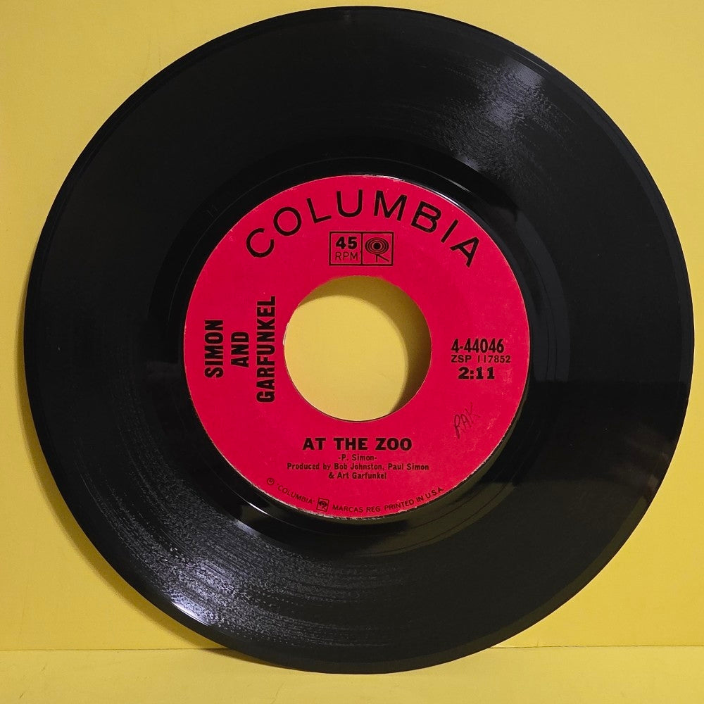 Siom And Garfunkel - At The Zoo / The 59th Street Bridge Song ( Feelin' Groovy ) - 1967 - 4-44046 - Used - VG++ - Vinyl