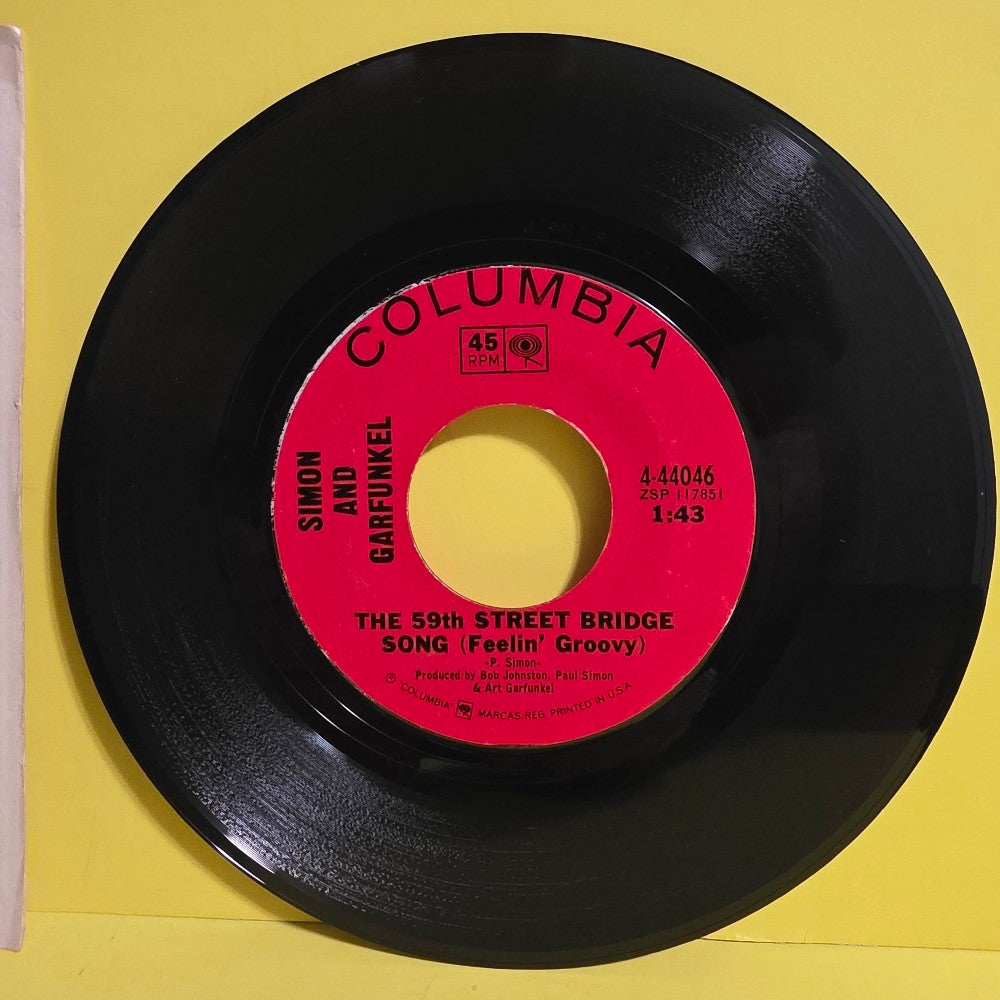 Siom And Garfunkel - At The Zoo / The 59th Street Bridge Song ( Feelin' Groovy ) - 1967 - 4-44046 - Used - VG++ - Vinyl