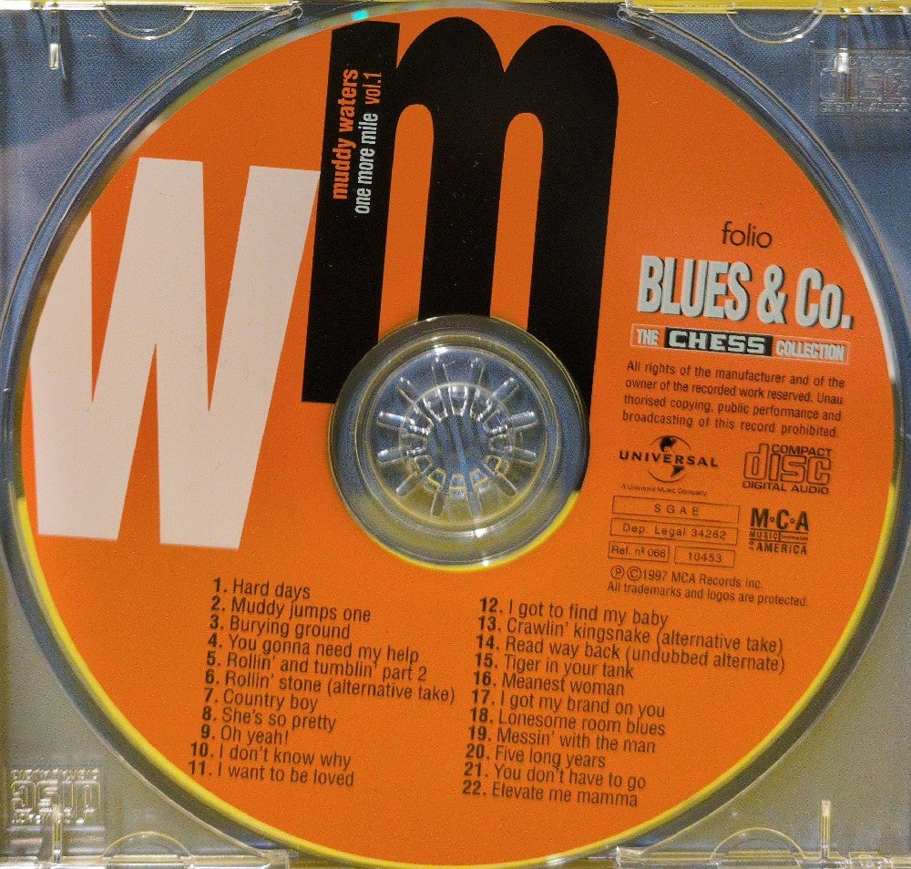Muddy Waters - One More Mile (Chess Collectibles, Vol. 1) - 1997 - 10453 - Used - EX - CDs - Remastered - Spain Import