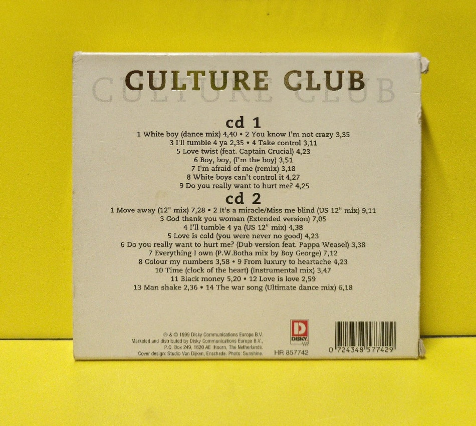 Culture Club - Original Gold - 1999 - HR 857742 - New - New - CDs - 2xCD Box Set - European Import