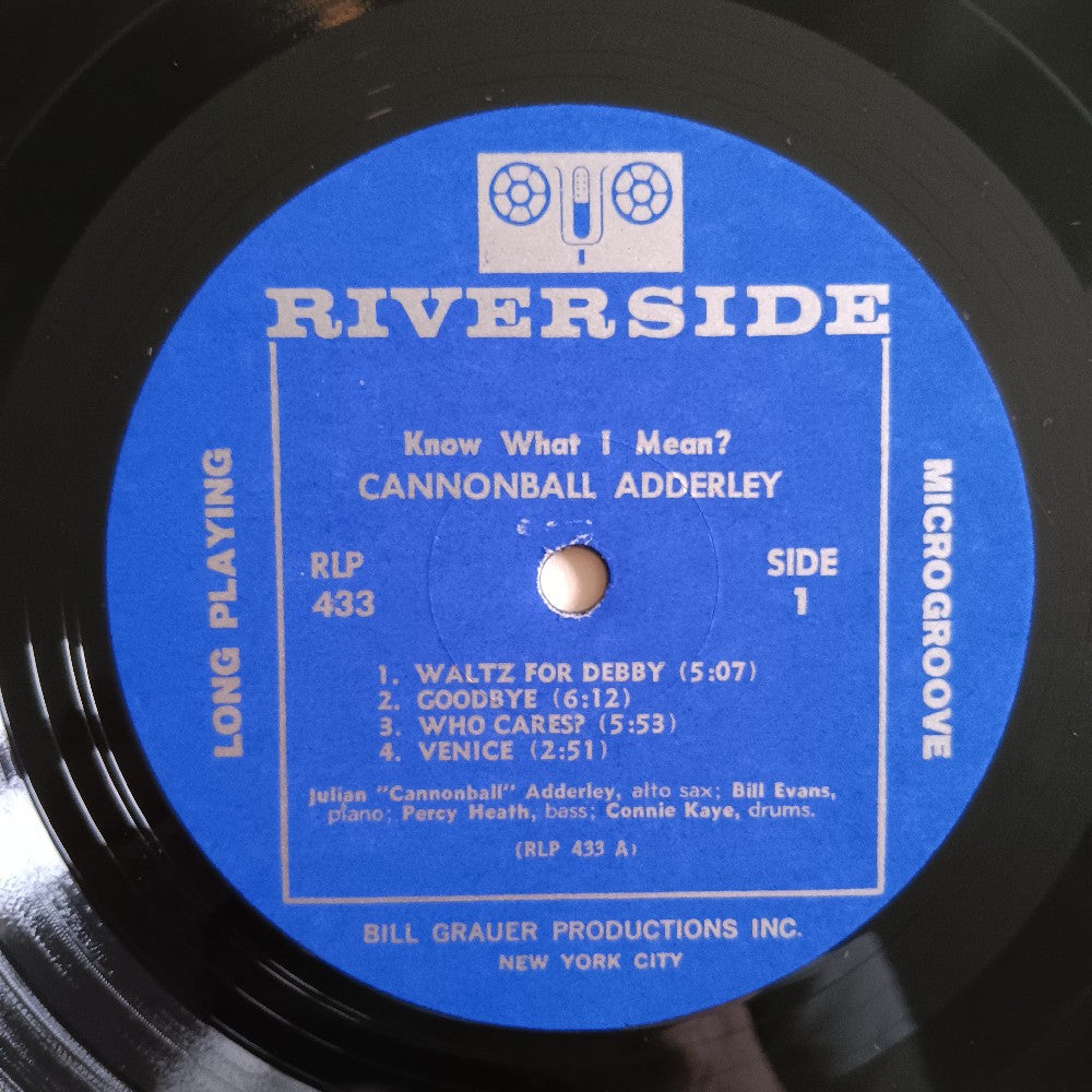 Cannonball Adderley & Bill Evans - Know What I Mean? OG MONO - 1962 - RLP 433 - Used - VG++ - Vinyl