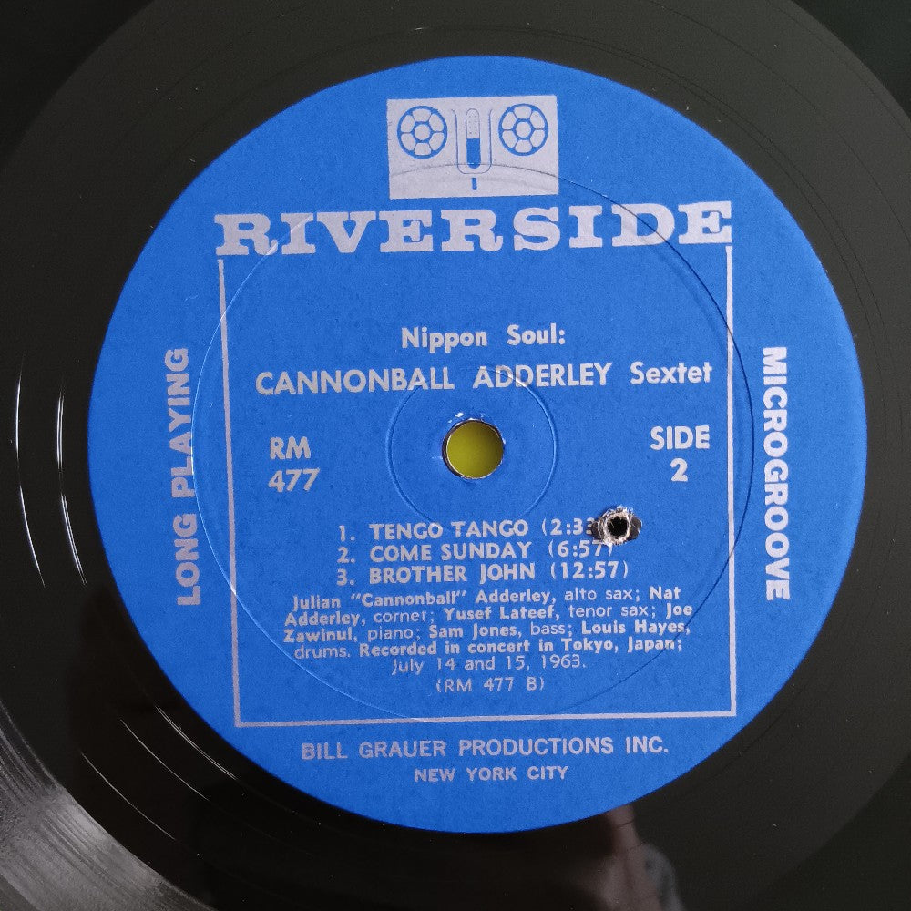 Cannonball Adderley Sextet - Nippon Soul OG MONO - 1963 - RM 477 - Used - VG++ - Vinyl