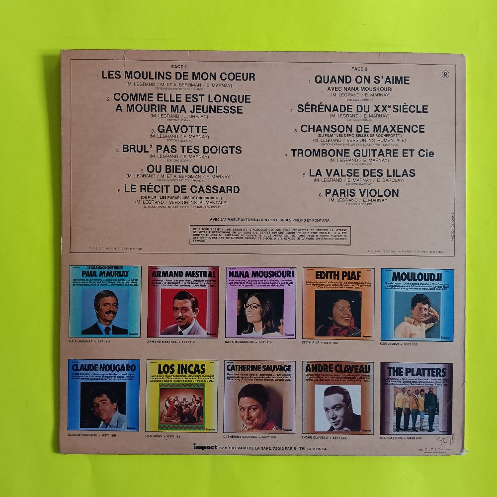 Michel Legrand - Michel Legrand Self Titled FRANCE - 6371 134 - Used - VG++ - Vinyl