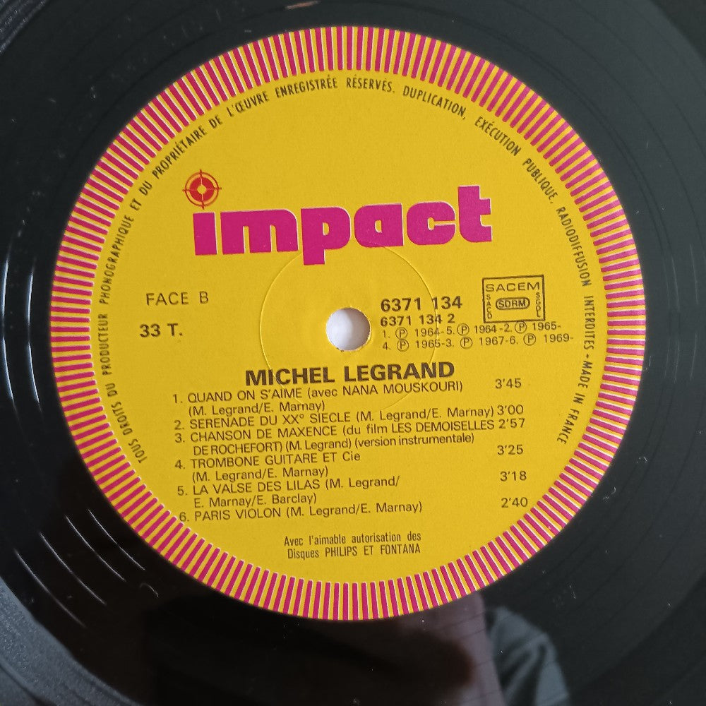 Michel Legrand - Michel Legrand Self Titled FRANCE - 6371 134 - Used - VG++ - Vinyl