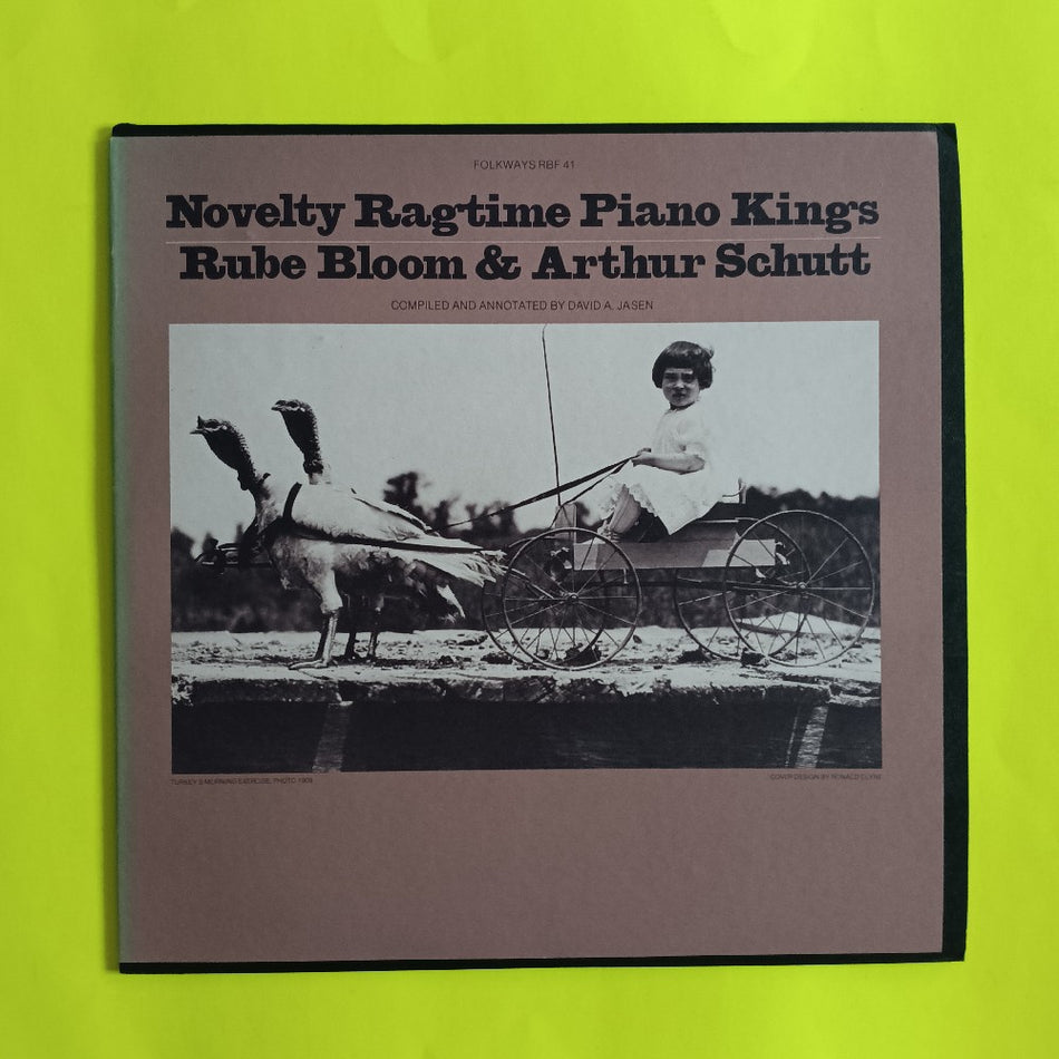 Rube Bloom & Arthur Schutt - Novelty Ragtime Piano Kings - 1980 - RBF41 - Used - VG++ - Vinyl