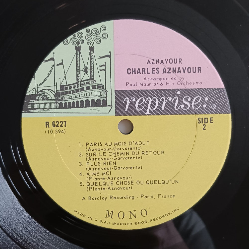 Charles Aznavour - Aznavour - 1966 - R-6277 - Used - VG++ - Vinyl