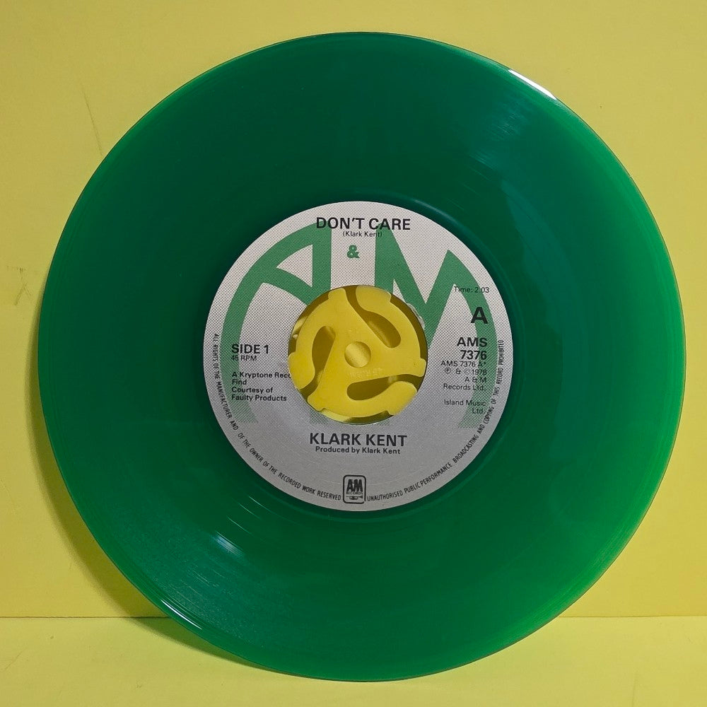 Klark Kent - Don't Care / Green Vinyl  - 1978 - AMS 7376 - Used - EX - Vinyl