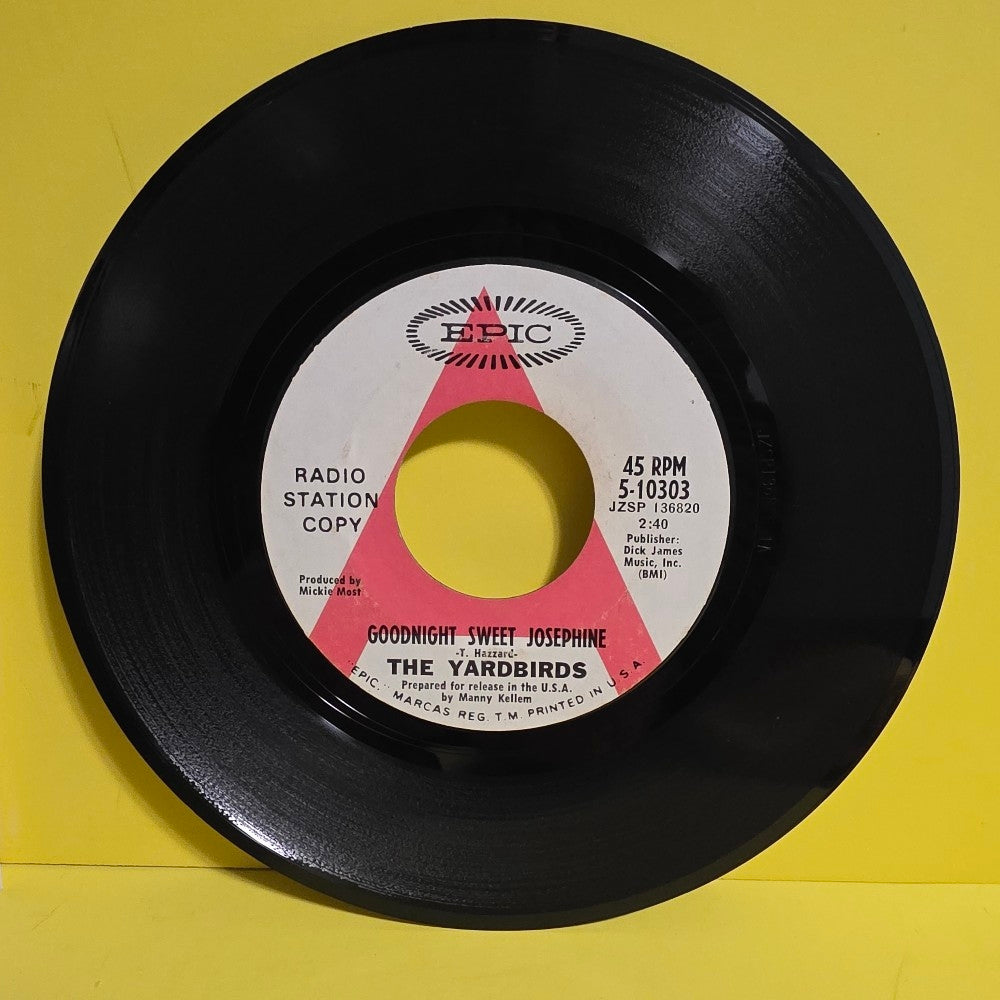 The Yardbirds  - Goodnight Sweet Josephine / Promo  - 1968 - 5-10303 - Used - EX - Vinyl