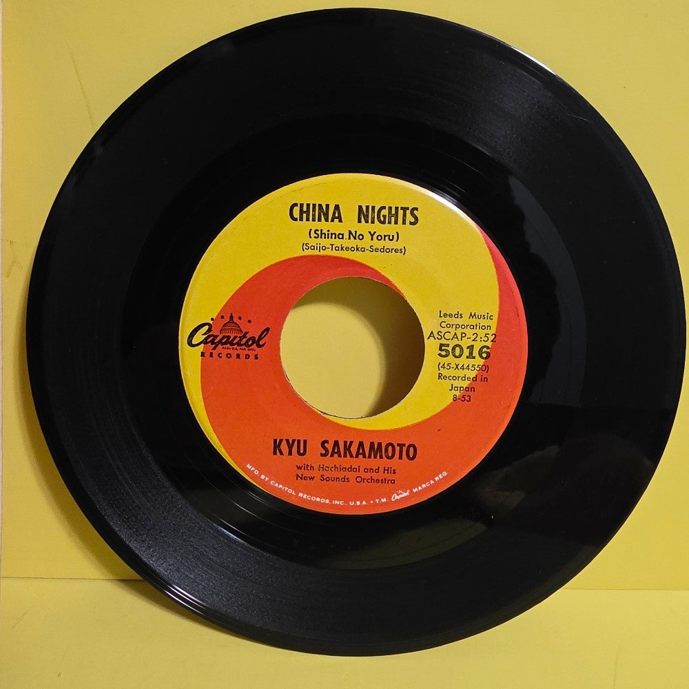 Kyu Sakamoto - China Nights - 1963 - 5916 - Used - VG++ - Vinyl