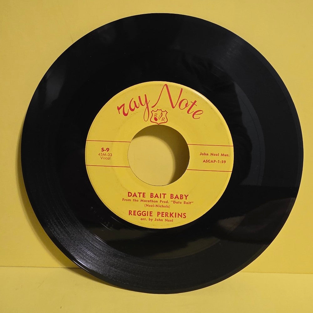 Reggie Perkins - Date Bait Baby/ High School Caesar - 1960 - S-9 - Used - VG++ - Vinyl