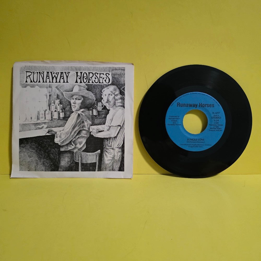Runaway Horses - Jungle Love / Living On Borrowed Time  - 1980 - IL-697 - Used - EX - Vinyl