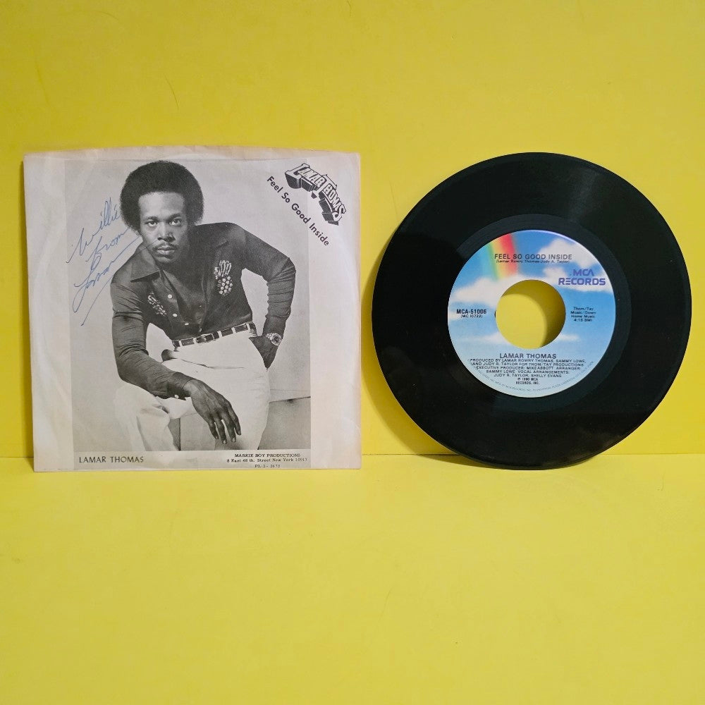 Lamar Thomas - Feel So Good / Autographed RARE Sample Copy - 1980 - MCA-51006 - Used - EX - Vinyl