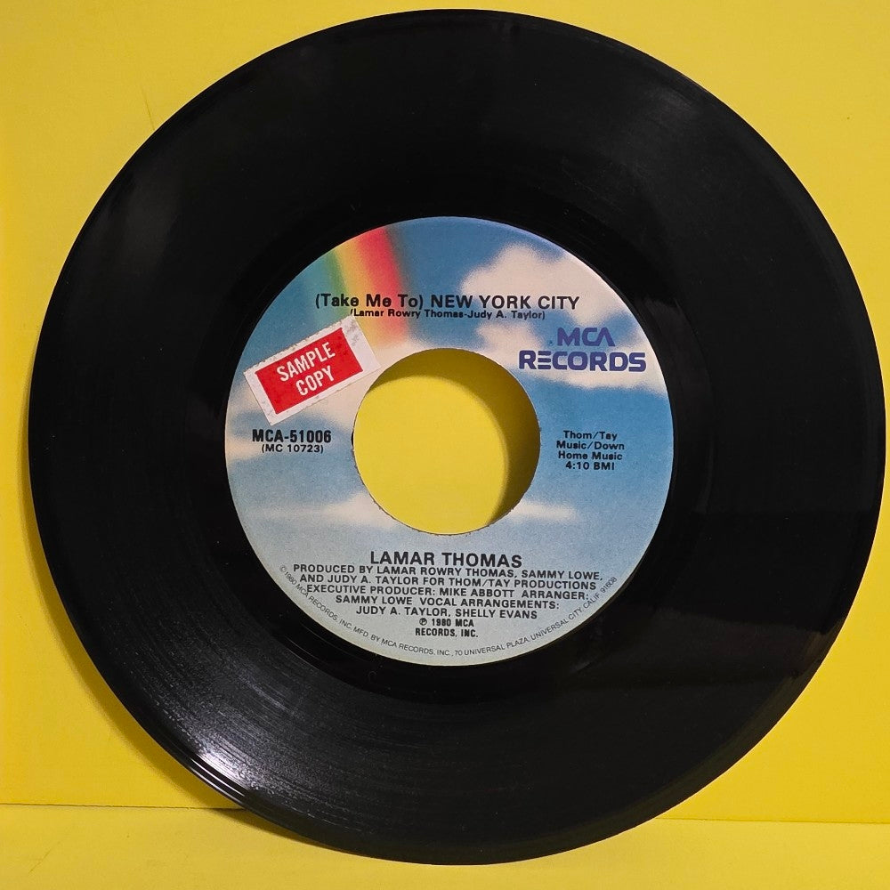 Lamar Thomas - Feel So Good / Autographed RARE Sample Copy - 1980 - MCA-51006 - Used - EX - Vinyl