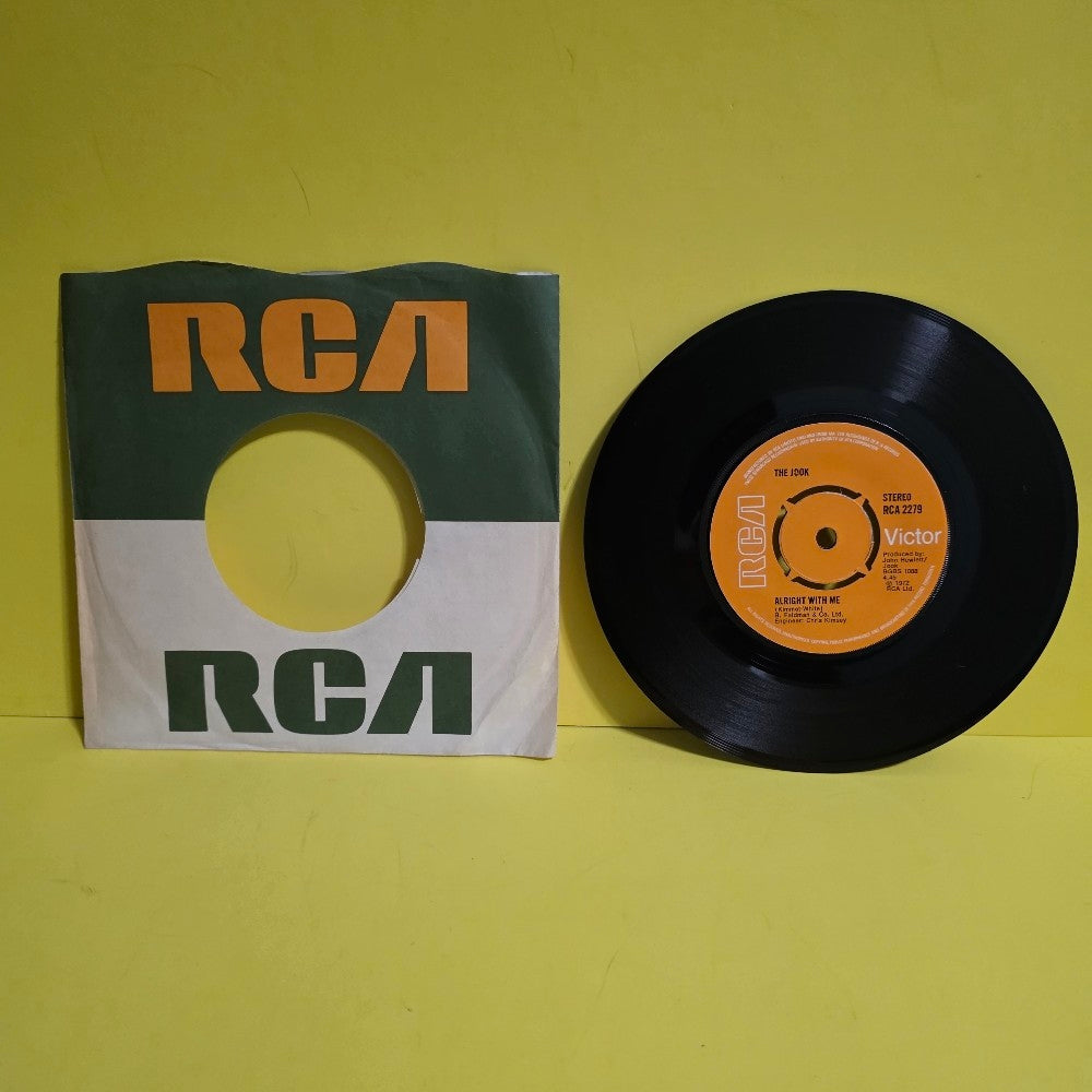 The Jook - Alright With Me - 1972 - RCA 2279 - Used - EX - Vinyl