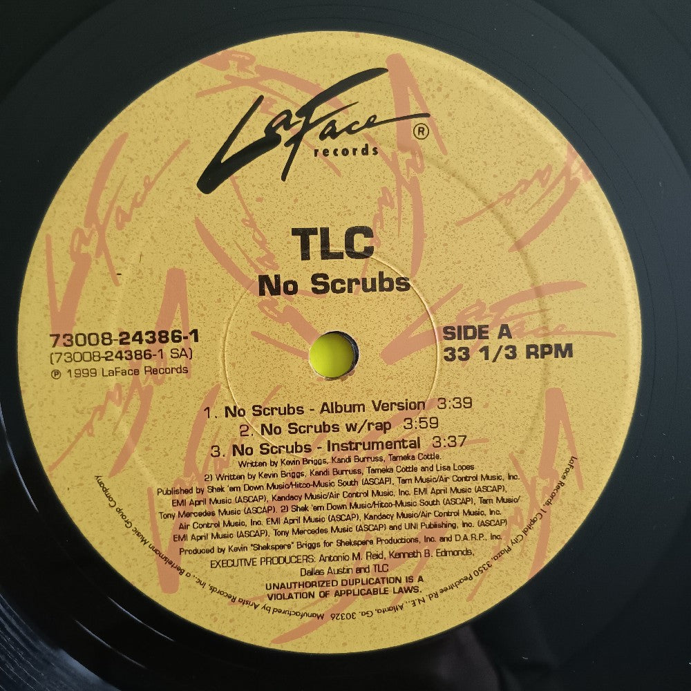 TLC - No Scrubs / Silly Ho In Shrink - 1999 - 73008-24386-1 - Used - VG++ - Vinyl