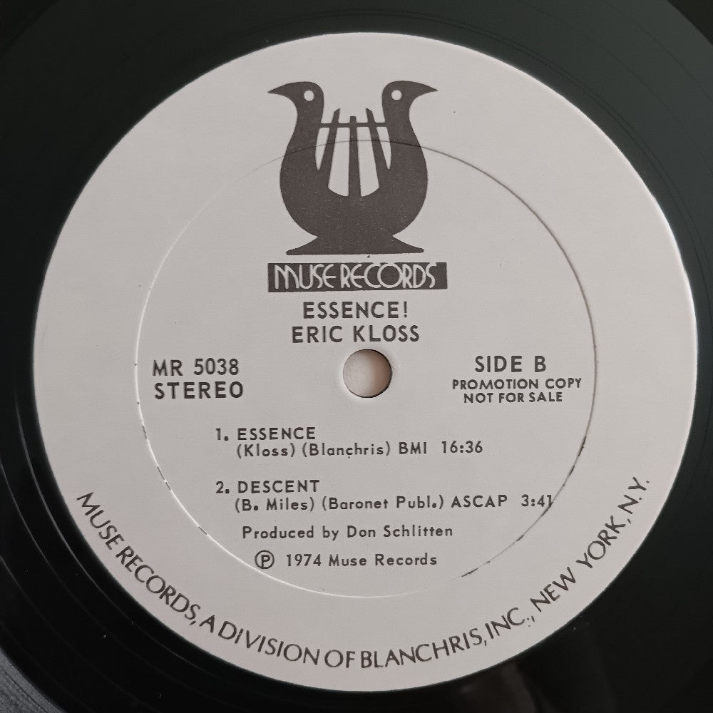 Eric Kloss - Essence PROMO - 1974 - MR 5038 - Used - VG++ - Vinyl