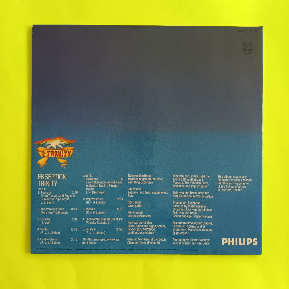 Ekseption - Trinity GERMANY - 1973 - 6423 056 - Used - VG++ - Vinyl