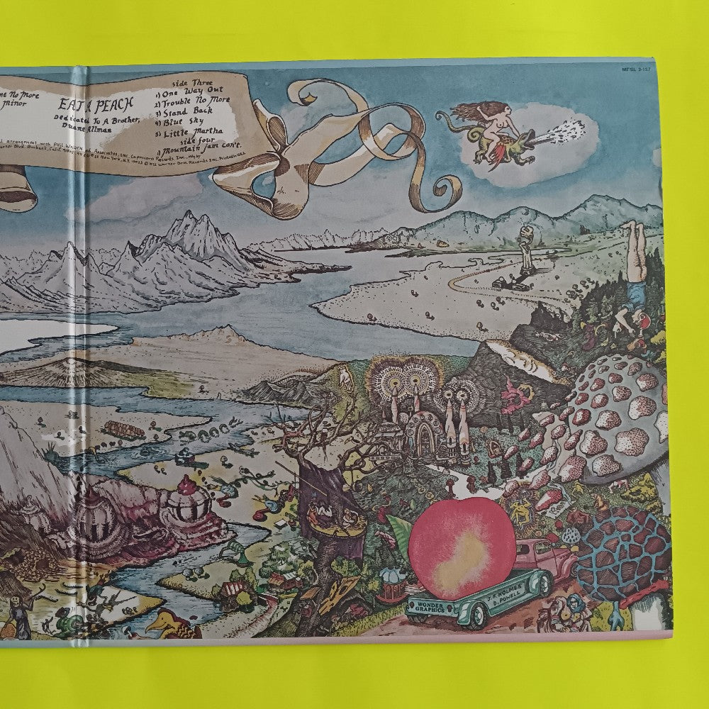 Allman Brothers Band - Eat A Peach JAPAN Original Master Recording - 1984 - MFSL 2-157 - EX - Vinyl