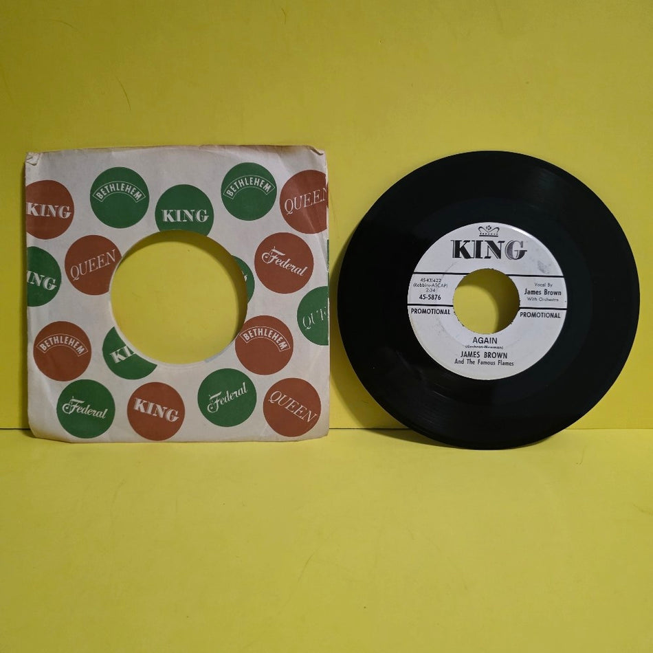 James Brown  - Again / How Long Darling .. Promo - 1964 - 45-5876 - Used - EX - Vinyl