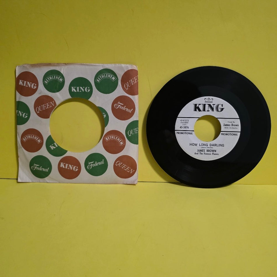 James Brown  - Again / How Long Darling .. Promo - 1964 - 45-5876 - Used - EX - Vinyl