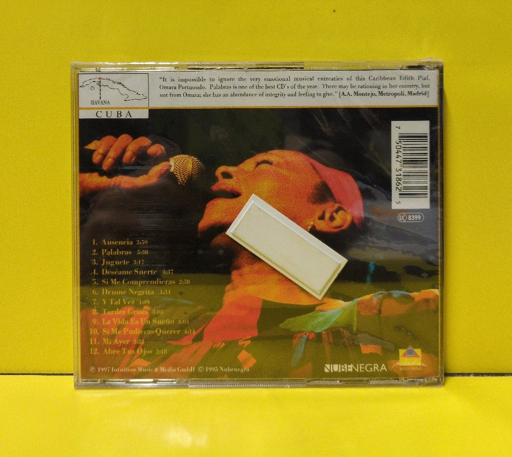 Omara Portuondo - Palabras - 1996 - INT 3186 2 - New - Sealed - CDs - European Import