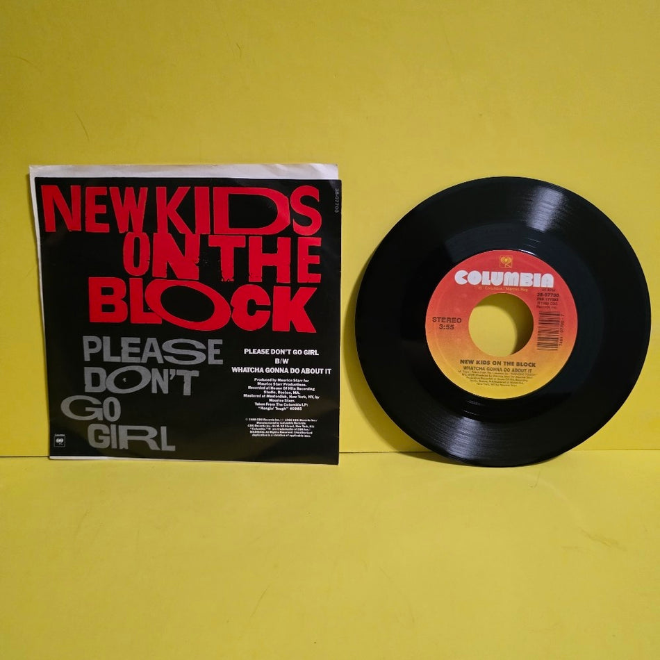 New Kids On The Block - Please Don't Go Girl - 1988 - 38-07700 - Used - NM - Vinyl