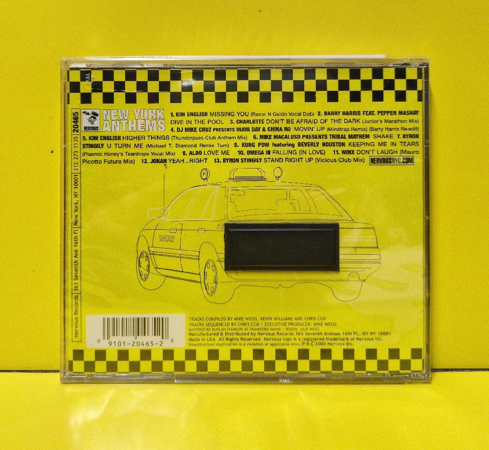 Various - New York Anthems - 2000 - NRV 20465-2 - New - Sealed - CDs