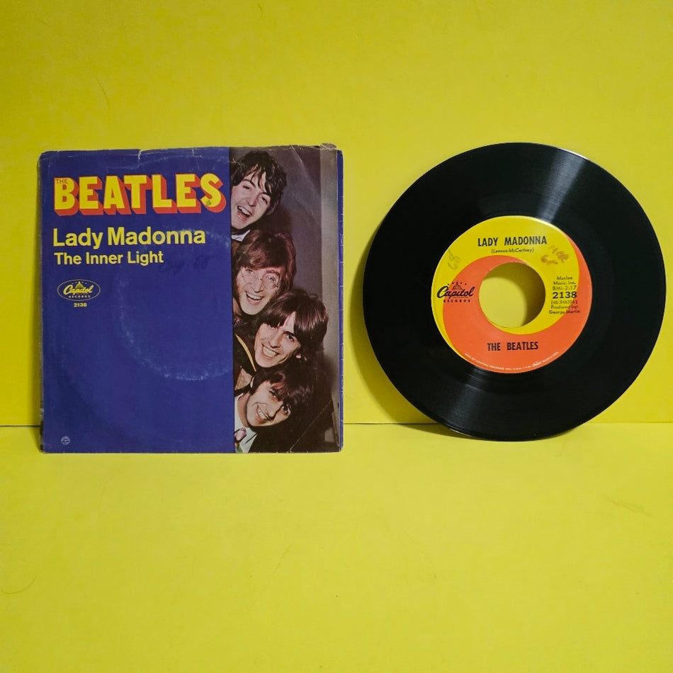 The Beatles  - Lady Madonna / The Inner Light  - 1968 - 2138 - Used - VG++ - Vinyl