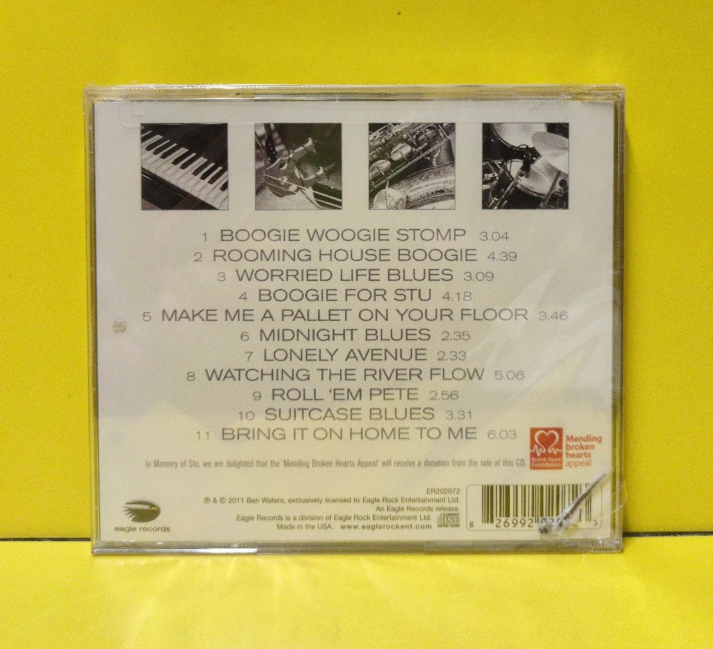 Ben Waters - Boogie 4 Stu: A Tribute To Ian Stewart - 2011 - ER202072 - New - Sealed - CDs