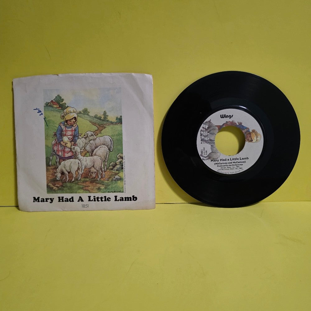 Wings - Mary Had A Little Lamb  - 1972 - 1851 - Used - VG++ - Vinyl