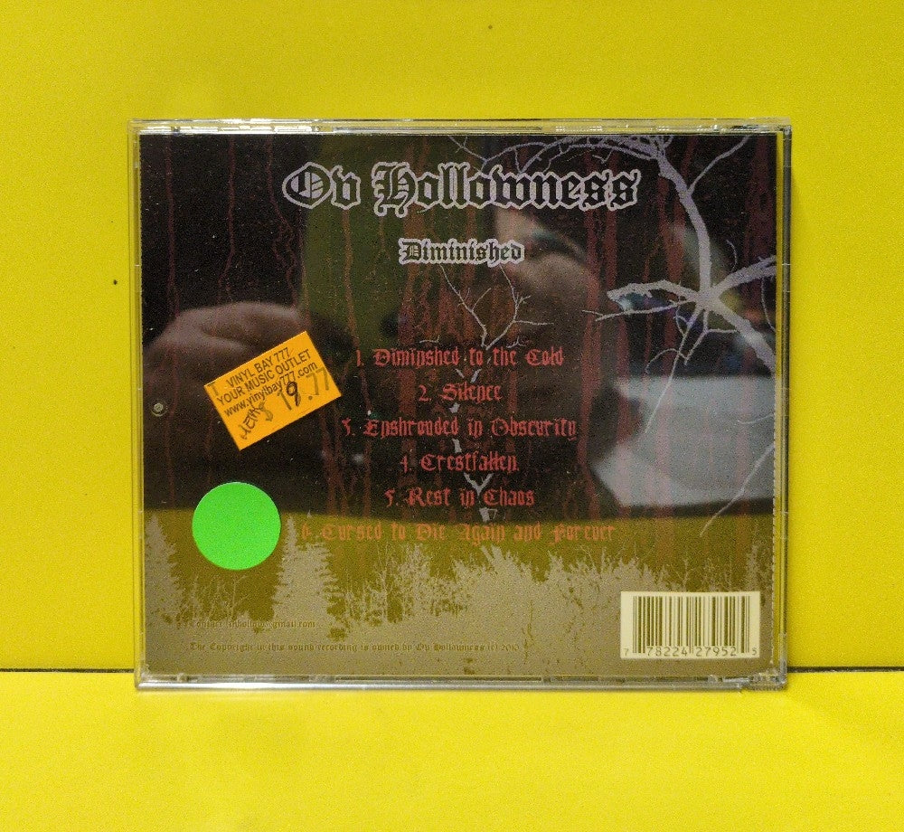 Ov Hollowness - Diminished - 2010 - Used - EX - CDs - Canadian Import