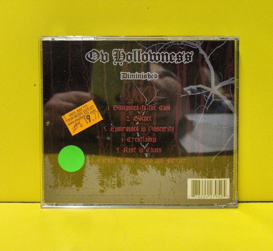 Ov Hollowness - Diminished - 2010 - Used - EX - CDs - Canadian Import