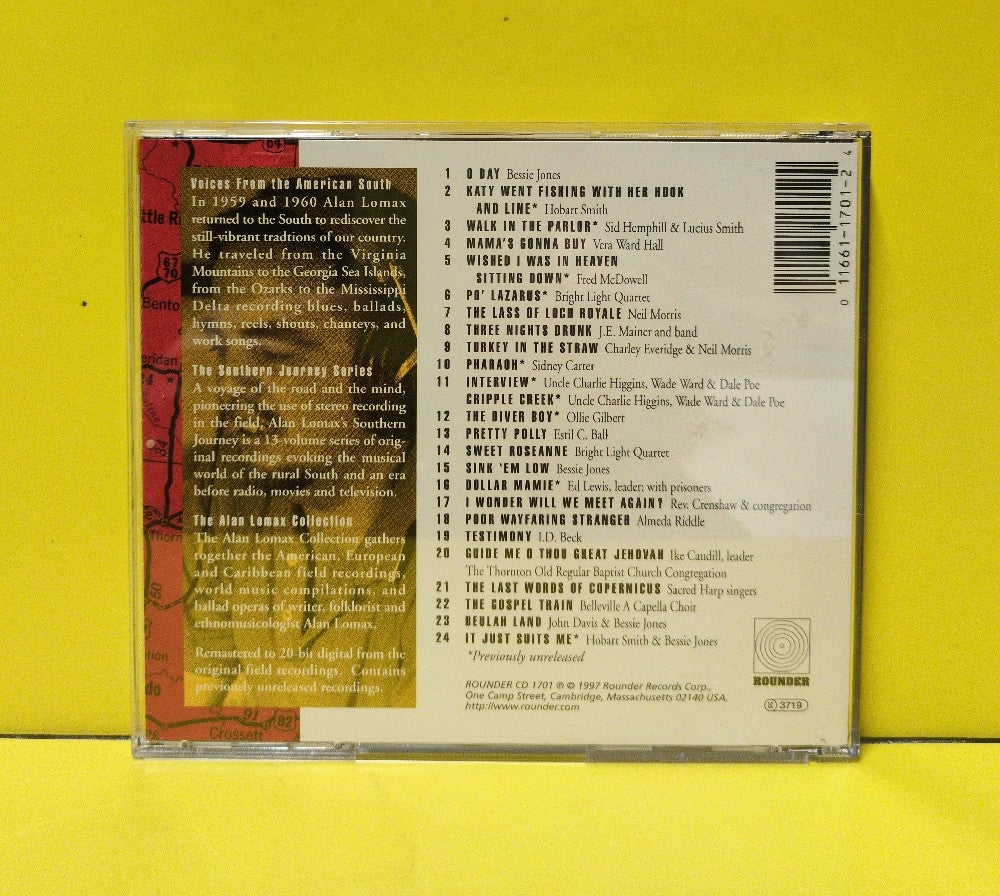Various - Southern Journey Volume 1: Voices From The American South - 1997 - Rounder CD 1701 - Used - EX - CDs