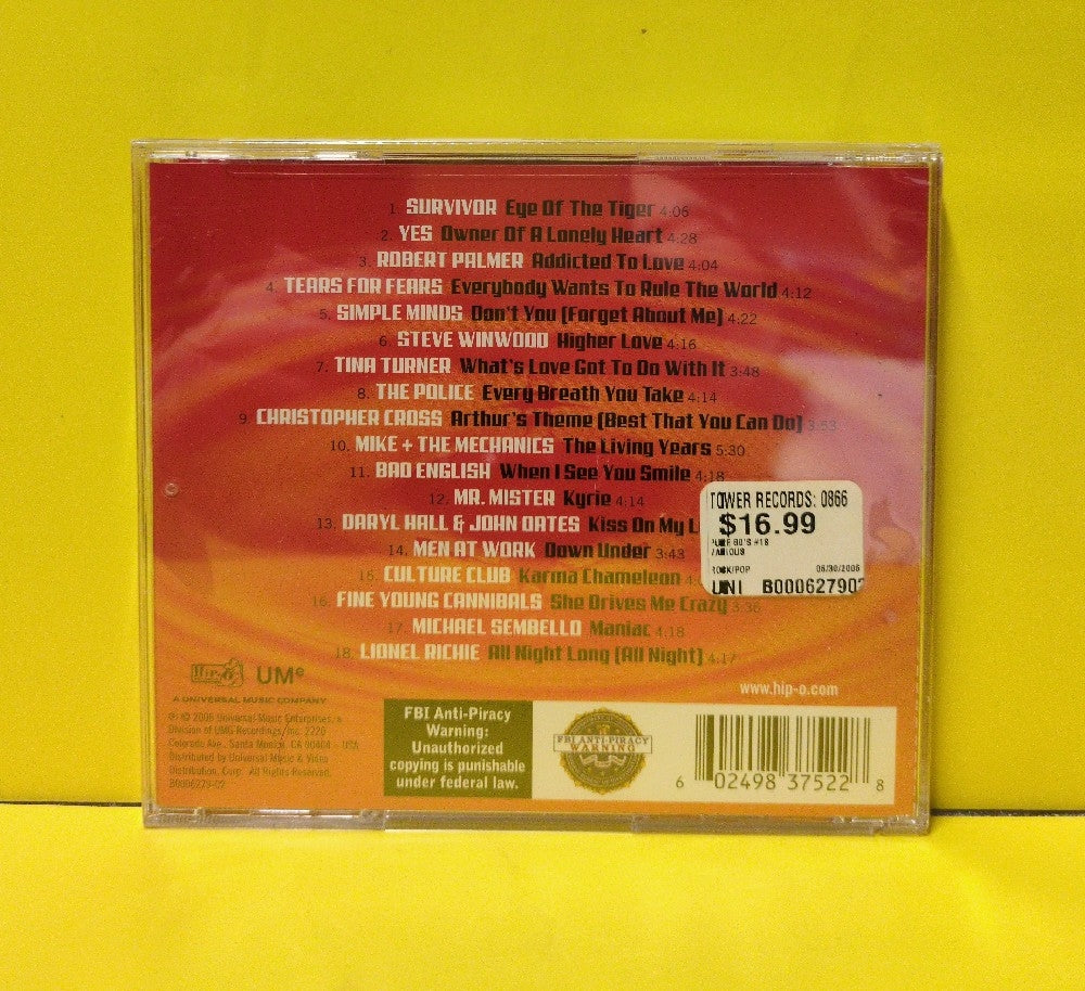 Various - Pure 80's #1's - B0006279-02 - New - Sealed - CDs