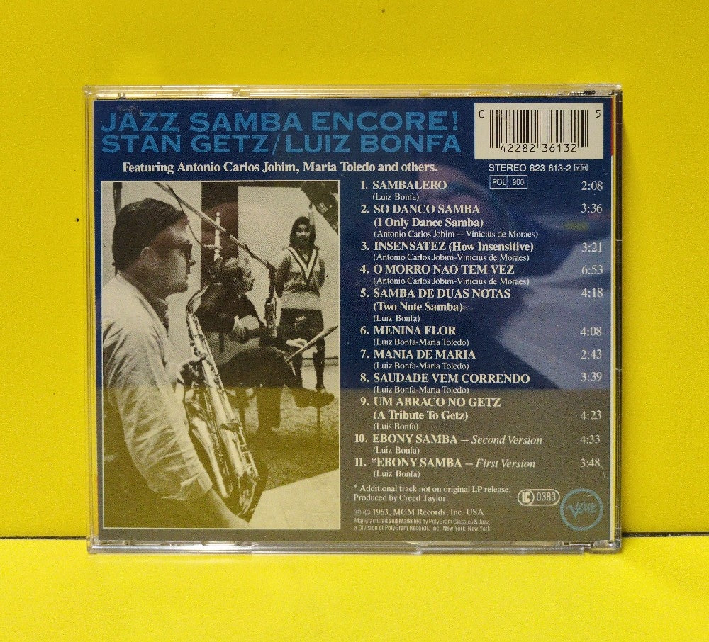 Stan Getz / Luiz Bonfa - Jazz Samba Encore! - 823 613-2 - Used - EX - CDs - Reissue