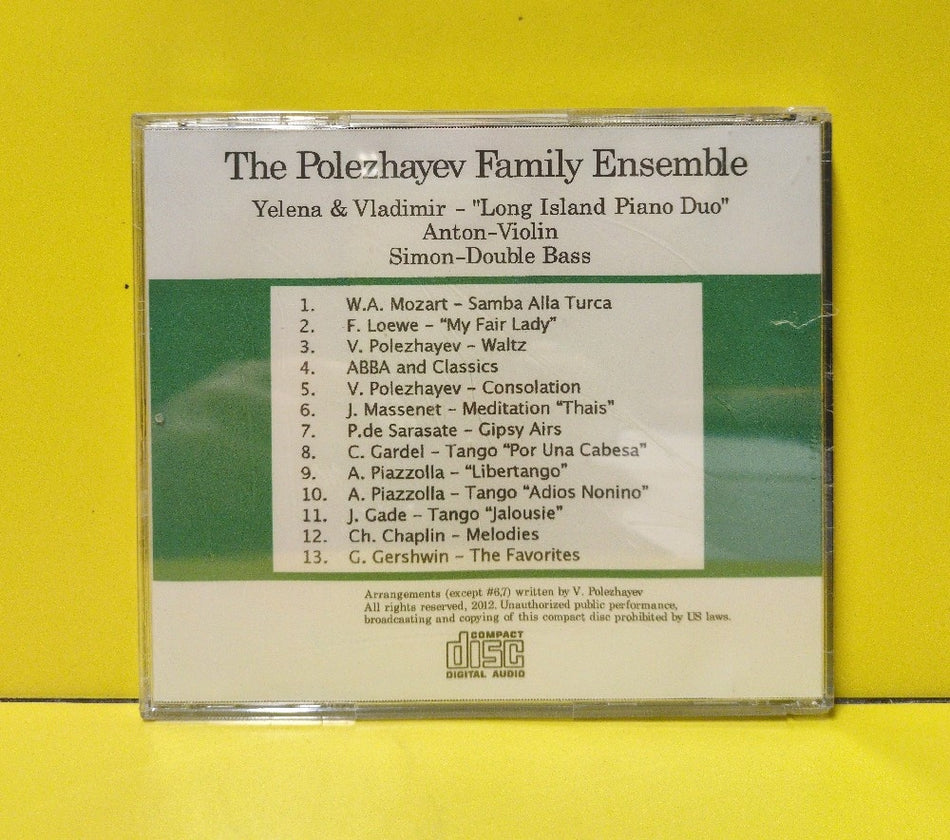 The Polezhayev Family Ensemble - Classics, Jazz And Tango - 2012 - New - Sealed - CDs
