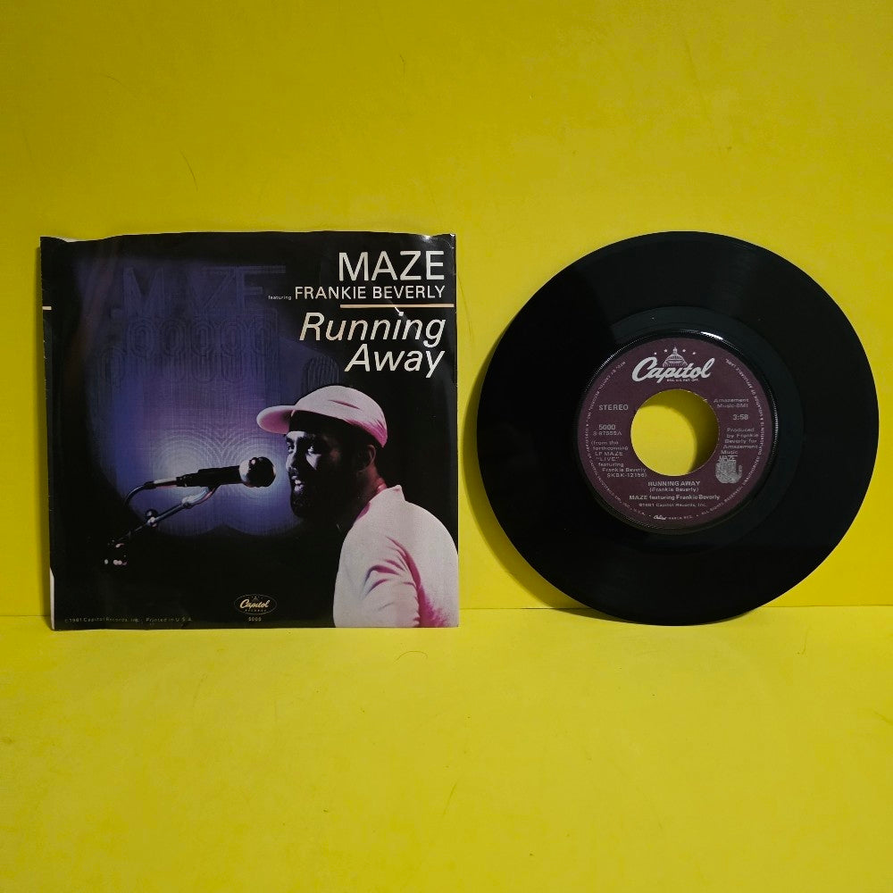 Maze Feat. Frankie Baverly - Running Away  - 1981 - 5000 - Used - EX - Vinyl